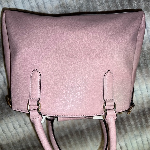 Nine West top handle triple compartment crossbody satchel bag - Picture 3 of 6